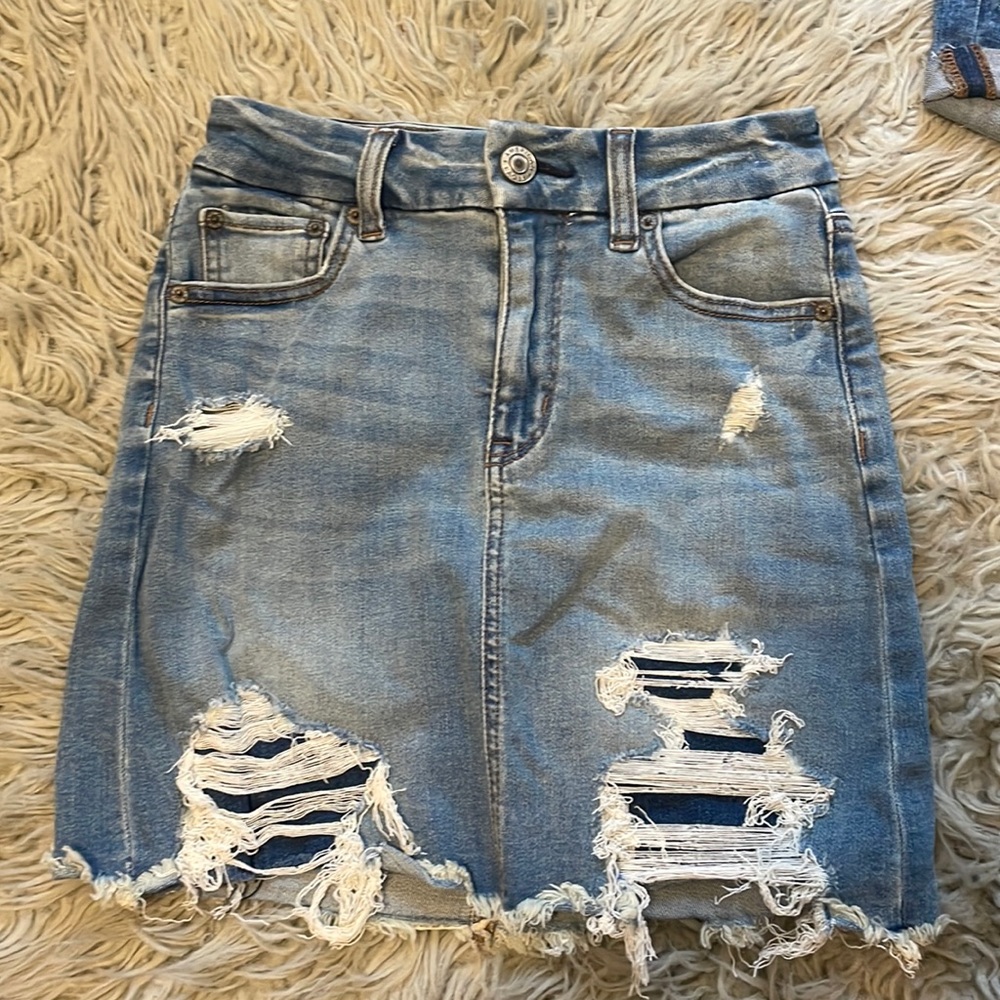 American Eagle Jean Skirt